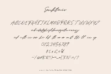 Soulitair Signature Font