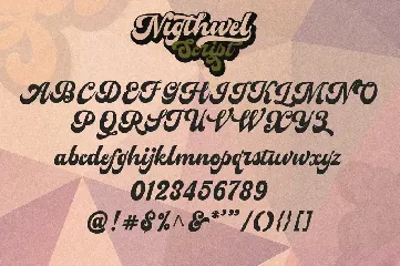 Nigthwel - Retro Font