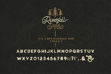 Riverfall Rounded Script and Sans 4 Typeface Ver.1 font