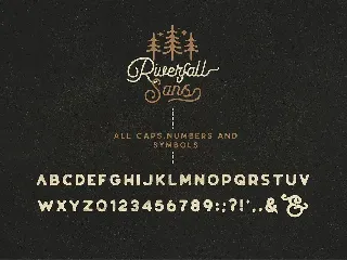 Riverfall Rounded Script and Sans 4 Typeface Ver.1 font