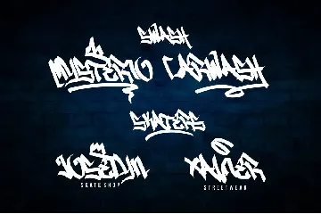 Helvair - Realistic Monoline Graffiti Font