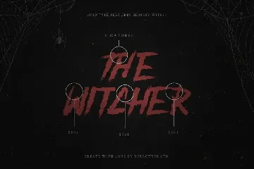 Bloody Witch Horror Instagram Font