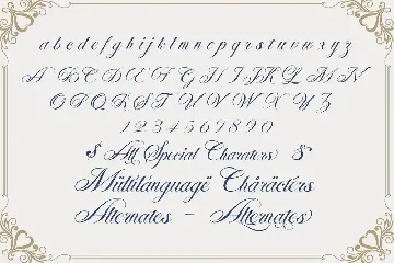 Malbrouck Classic Script Font