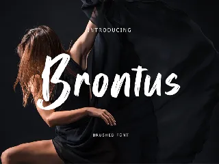 Brontus Brush Font