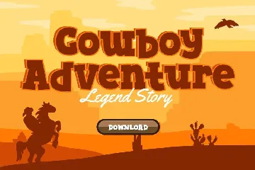 Sheriff Bounce - kids western font