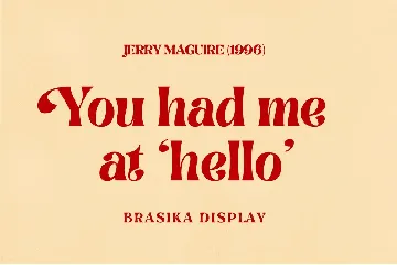 Brasika Display font