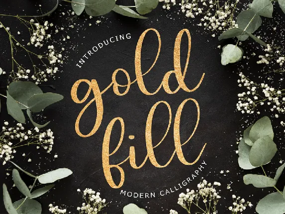 Goldfill Modern Calligraphy font