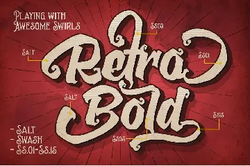 The Backyard Script - Unique Retro Font