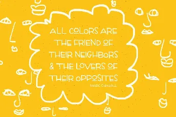 Crayon - playful handmade font