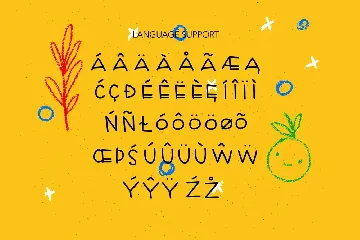 Crayon - playful handmade font