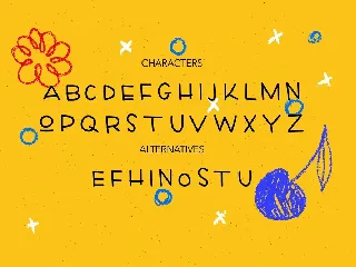 Crayon - playful handmade font