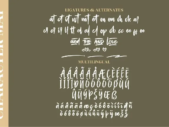 Amantaria Beauty Handwritten font