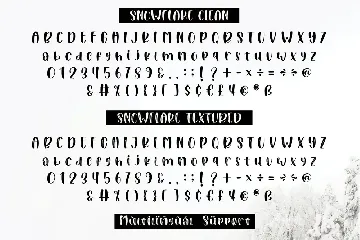 Snowflake - Christmas Theme Font