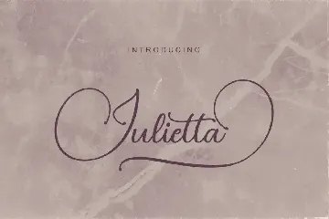 Julietta Script Font