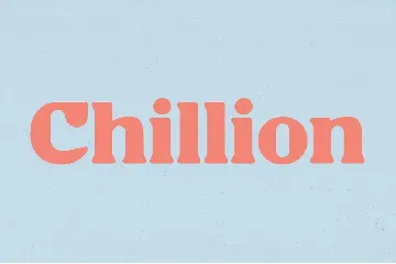 Chillion font