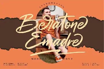 Beratone Emadre Brush font