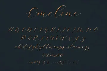 Emeline Script Font