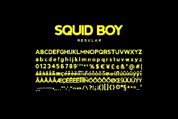 Squid Boy - Inky Bleed font