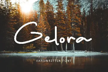 Gelora Handwritten Font