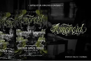 Arnovoid - Tattoo Style font