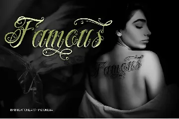 Arnovoid - Tattoo Style font