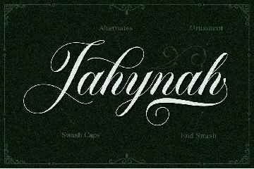 Bellanaisa -  Calligraphy Font + Ornament