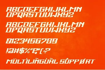 Noise Gear - Absolute Racing Font