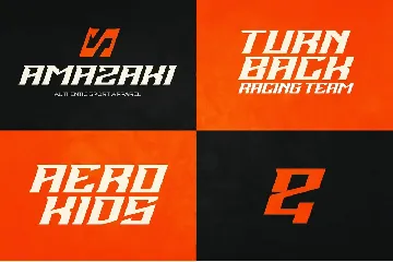 Noise Gear - Absolute Racing Font