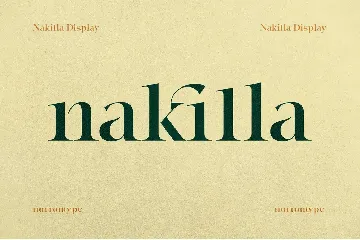 Nakilla font