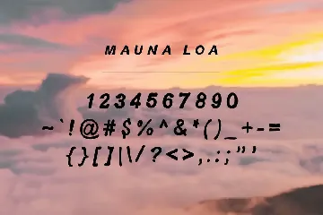 Mauna Loa | Vintage Hawaiian Font