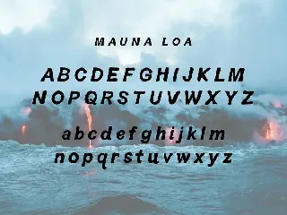 Mauna Loa | Vintage Hawaiian Font