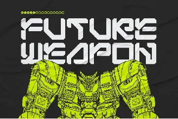 Bigs Robotic - Simple Futuristic Font