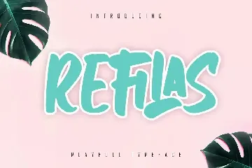 REFILAS  - Playfull Typeface font