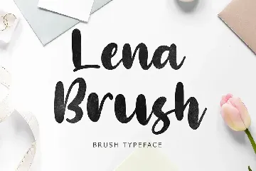 Lena Brush Typeface font