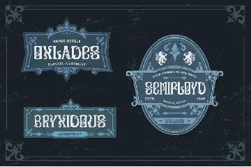 Semifloyd - Vintage Display Font