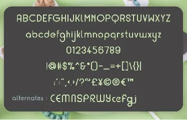 Mint Round font