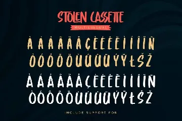 Stolen Cassette - Playful Display Font