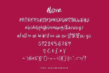 Alona - Handwritten Font