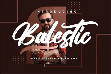 Balestic Brush font