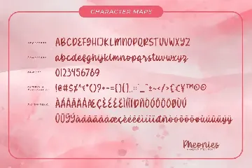 Pheonies-Handwritten Font