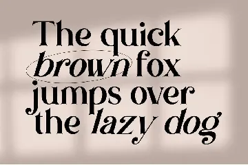 Brown Falco | Classy Serif Font