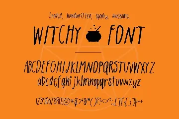 Witchy font