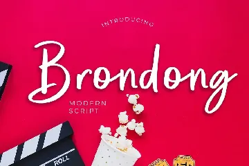 Brondong Modern Script Font