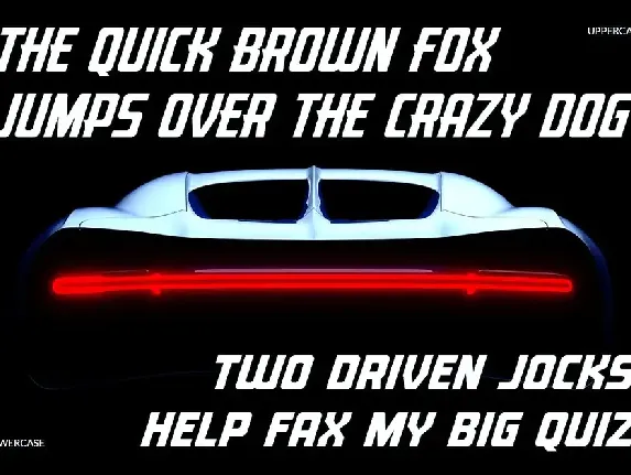 Torque Craver - Fast Racing Fonts