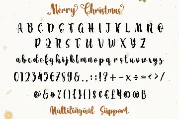 Merry Christmas - Script Handwritten Font