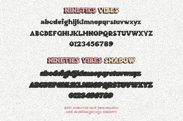 Nineties Vibes font