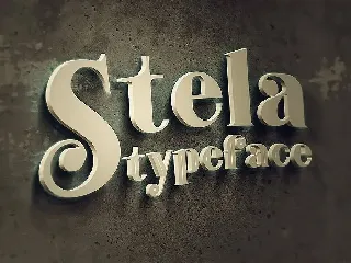 Stela - Display Font