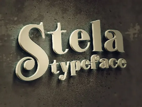 Stela - Display Font