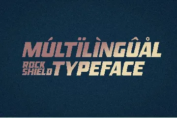 ROCK SHIELD font