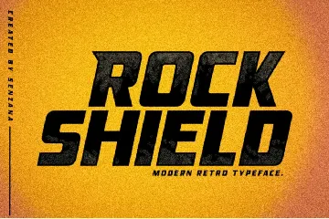 ROCK SHIELD font